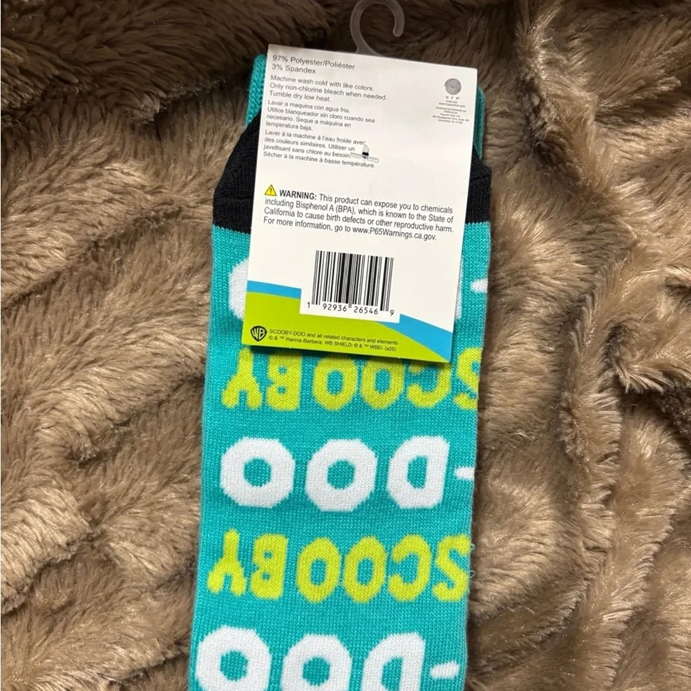 Scooby Doo crew socks brand new
